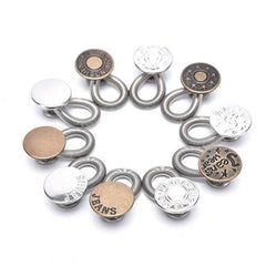 Waist Extender Jeans Pants Stretch Button Instant Metal Elastic Expander