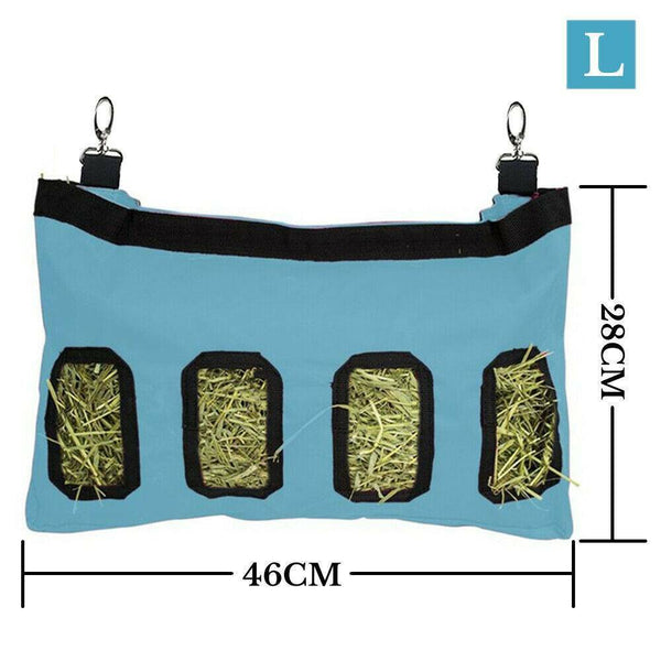 2Styles Rabbit Hay Bag Guinea Pig Pet Hanging Pouch Feeder Holder Eating Feeding