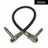 15CM Low Noise Guitar Effect Pedal Board Patch Cable Cord With Right Angle Plug