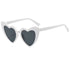 Women LOVE Heart Shaped Sunglasses Retro Gradient Color Lens Eye Glasses