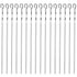 30CM Stainless Steel Barbecue Metal Skewers Flat Needle BBQ Tools Kebab Stick AU