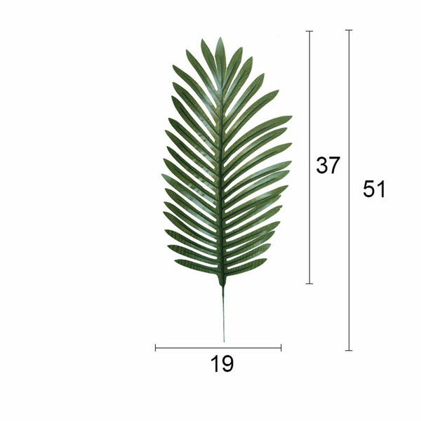 20x Artificial Tropical Hawaiian Palm Monstera Leaves Party Fake Luau Decoration