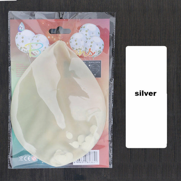 Giant 90cm Confetti Balloons Glitter Clear Latex Birthday Party Wedding Balloon