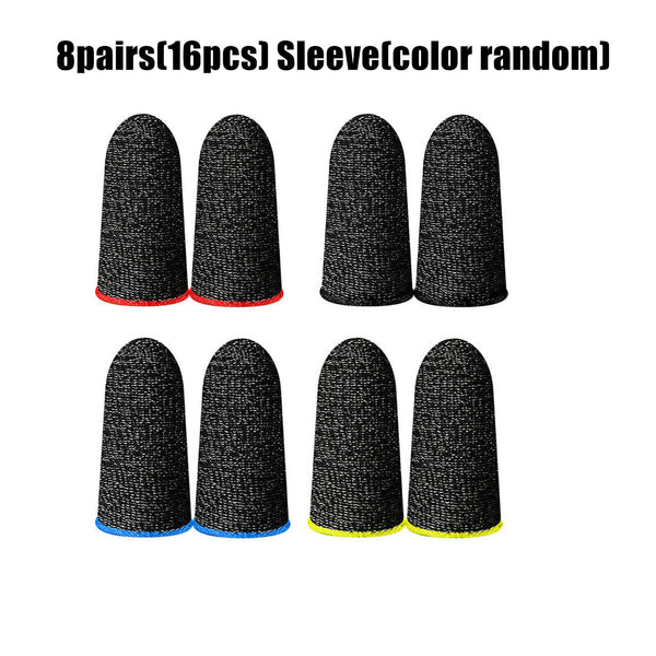 4Pairs Mobile Finger Sleeve Gaming Game Controller Sweatproof Gloves Touchscreen