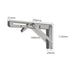 2Pcs Stainless Steel Folding Table Bracket Shelf Bench 150kg Load Heavy Duty AUS