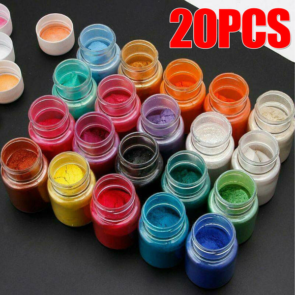 8-32x Pearl Resin Pigment Powder for Epoxy Floors Metallic Dye Ultra Mixed Color