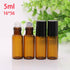Roller Rollerball Perfume Essential Oil Roll On Ball Amber Glass Bottle
