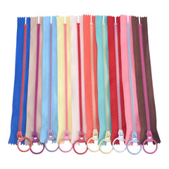 20PCS Nylon Zippers Sewing Tool Edge Puller Zip Tailor Zipper Mixed Color DIY AU