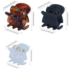 Women Hair Claw Clips Small Plastic Clamps Girls Kids Style Accessory