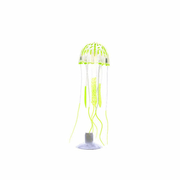 3X Fish Tank Fluorescent Glowing Beauty Artificial Simulated Jellyfish Ornament