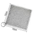 Stainless Steel Cast Iron Cleaner Chain mail Scrubber Cookware Home Kitchen Tool