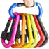 Aluminum Snap Hook Carabiner D-Ring Screw Key Chain Clip Lock Camping Keyring