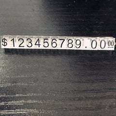 10-30Sets Combined Price Tag Dollar Number Digit Cubes For Counter Price Display