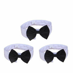 Neck tie Cat Dog Black and White Tuxedo Bow Tie Party Pet Wedding AU