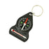 3-in-1 Compass Thermometer Outdoor Hiking Tactical Survival Carabiner Key Ring