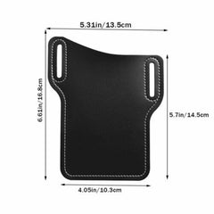 Men's Belt Clip Loop Holster Waist Bag Leather Pouch Cover Case For Mobile Phone
