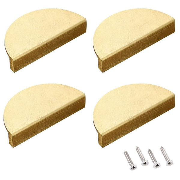 Half Moon Cabinet Pull Cupboard Door Handles Semi Circle Drawer Knob Decor