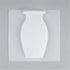 Stick-on Silicone Vase Flower Pot Wall Mounted for Bedroom Kitchen Decora