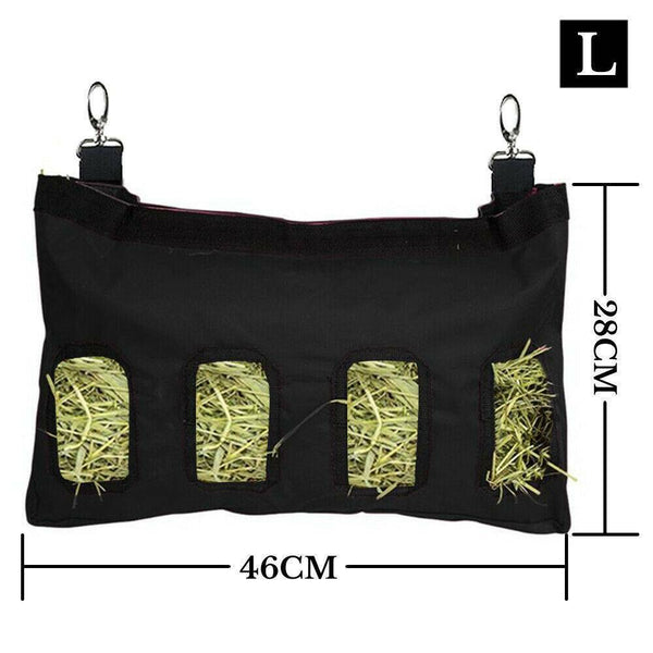 2Styles Rabbit Hay Bag Guinea Pig Pet Hanging Pouch Feeder Holder Eating Feeding