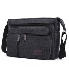 Man's Bags Men's Crossbody Retro Shoulder Messenger Bag Satchel Travel Canvas