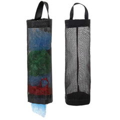 Plastic Bag Holder Dispenser Mesh Storage Garbage Bags Organizer Hanging