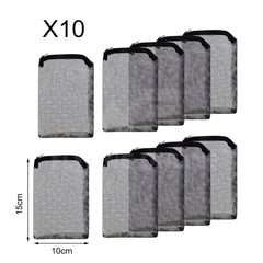 20PCS Aquarium Filter Bags Fish Tank Bio Ball Media Mesh Storage Zipper Bag AUS