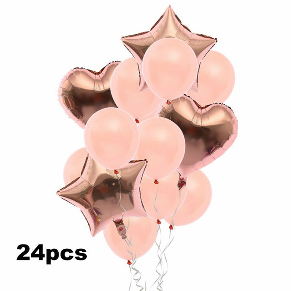 Rose Gold Bridal Shower Decorations Bride to Be Banner Engagement Ring Balloon A