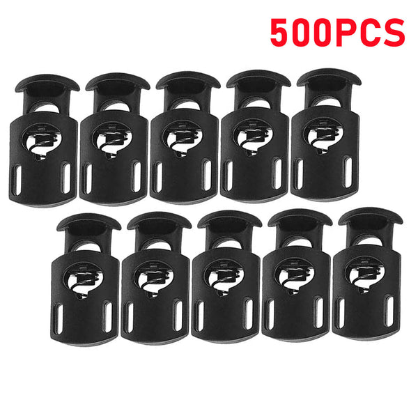 Elastic Adjusting Toggle Spring Buckle Rope Cord Lock Up End Stopper 6MM