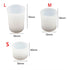 3PCS DIY Silicone Tea Light Candle Holder Mold Resin Making Epoxy Mould Casting