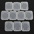 For SD SDHC Memory Card Holder Transparent Storage Case Plastic Box New
