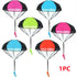 Up 10Pcs Hand Throw Sports Plane Outdoor Game Kid Ball Flying Mini Parachute Toy