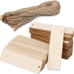 Wood Bookmarks DIY Wooden Craft Bookmark Unfinished Wood Hanging Tags