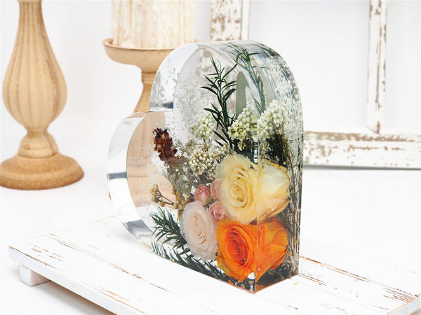 Large Crystal Epoxy Resin Mold Geometry Cube Specimen Love Heart Round Mould DIY