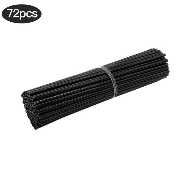 72PCS Bicycle Wheel Spoke Motorcycle Spoke Wrap Kit Bike Mountain Spoke Sleeve