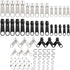 84PCS Zipper Replacement Head Zipper Repair Kit  Fix Zip Slider NEW