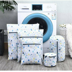 UP 5PCS Mesh Washing Pack Laundry Bags Lingerie Delicate Clothes Wash Bags AU
