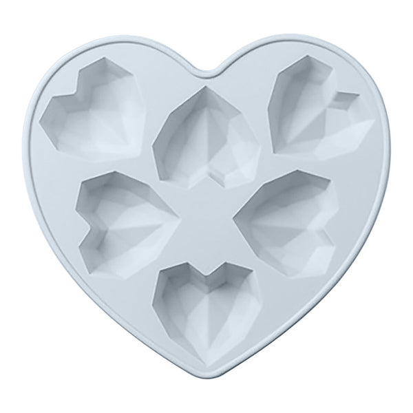 3D Love Heart Shaped Silicone Mould Bakeware Chocolate Cake Ice Baking Mold AUS