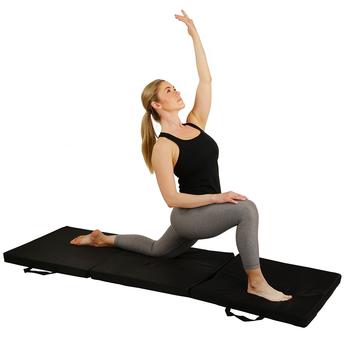 Folding Exercise Floor Mat Dance Yoga Gymnastics Training Home Judo Pilates Gym - Lets Party