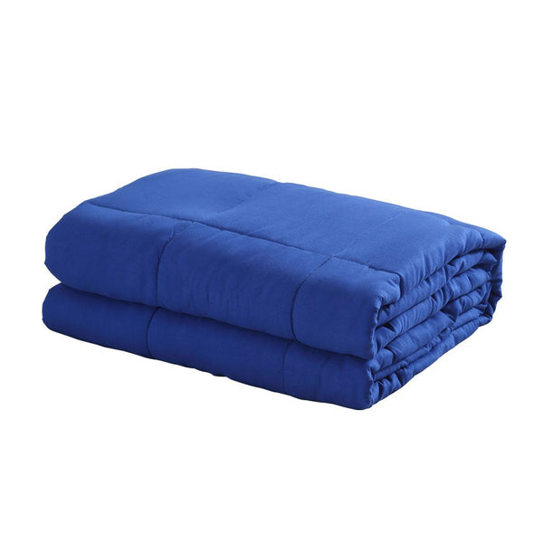 DreamZ Weighted Blanket Heavy Gravity Deep Relax 7KG Adult Double Navy - Lets Party