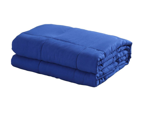 DreamZ Weighted Blanket Heavy Gravity Deep Relax 5KG Adult Double Navy - Lets Party