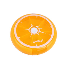 Weekly 7 Day Pill Organiser Case Box Tablet Medicine Dispenser Holder Case Round