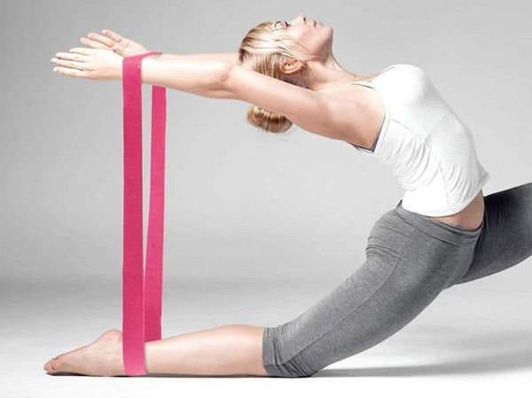 Yoga Exercise Pilate Cotton Stretch Strap D-Ring Belt Leg/ Waist Resistance Band - Lets Party