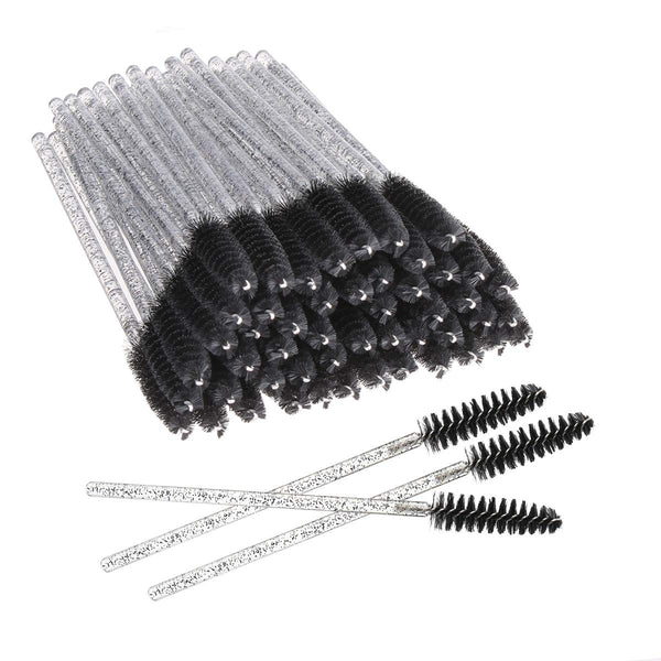 New Disposable Eyelash Brush Applicator Extension Mascara Wands Spoolie Colours8 - Lets Party