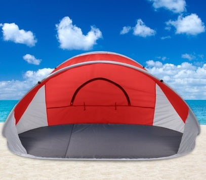 Mountview Pop Up Tent Camping Beach Tents 4 Person Portable Hiking Shade Shelter - Lets Party