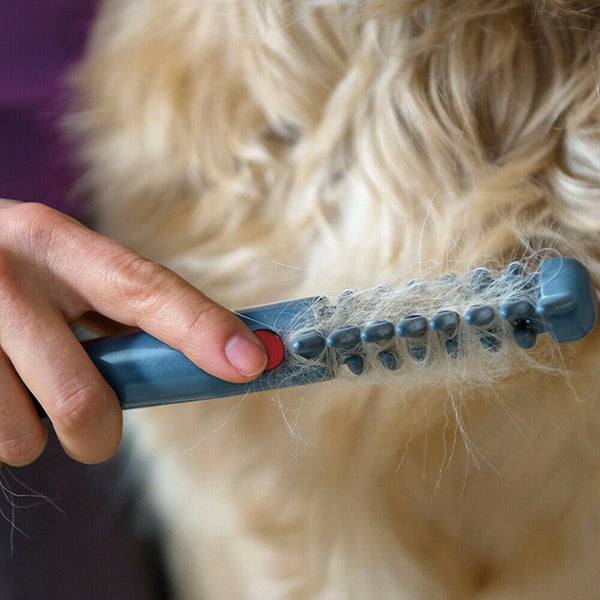 Automatic Dog Hair Trimmer Pet Basic Safety Combs & Removes Tangles - Lets Party