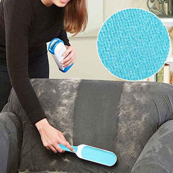 Reusable Furs Pet Hair Lint Brusher Remover Double Side Brush Self-Cleaning Base - Lets Party