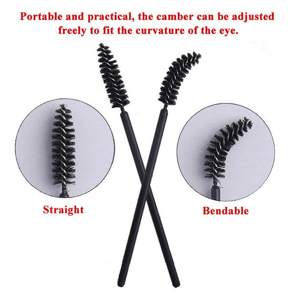 Disposable Mascara Wands Eyelash Brushes Applicator Lash Extension Lip Brush - Lets Party