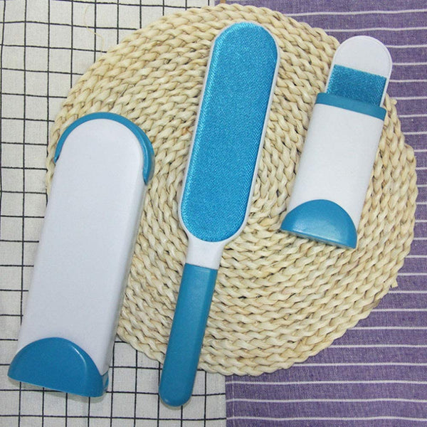 Reusable Furs Pet Hair Lint Brusher Remover Double Side Brush Self-Cleaning Base - Lets Party