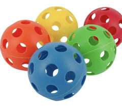 5 pcs Set Plastic Pet Balls Cat Kitten Colourful Fun Ball Toy Durable Materials