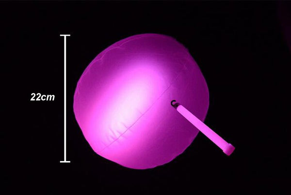 1/5/10/30x Glow Beach Ball Glow Sticks Balls Party Glow in the dark Toys 30cm - Lets Party